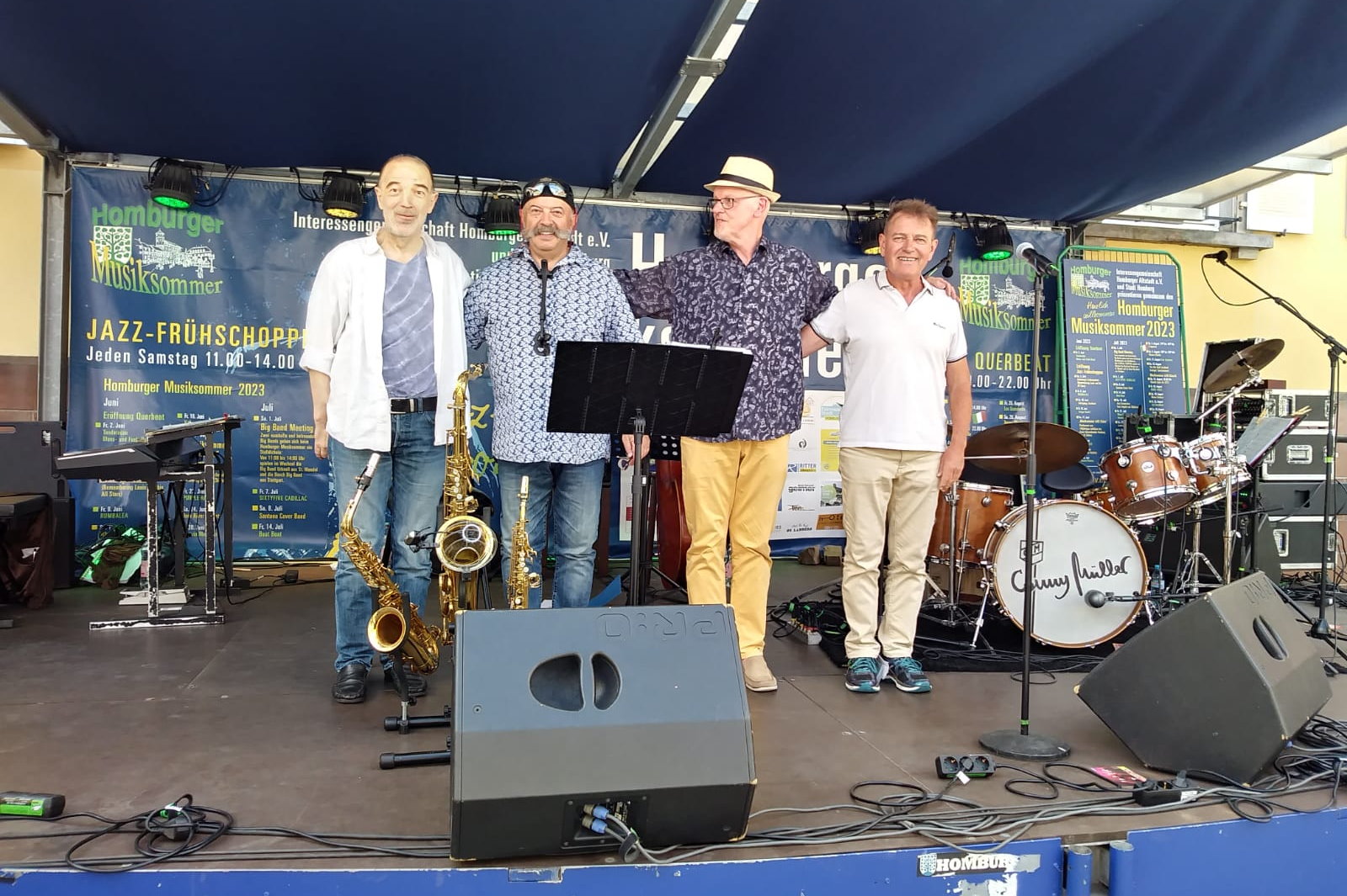 CONNY MUELLER ACOUSTIC GROOVE BAND beim Musiksommer in Homburg 2023